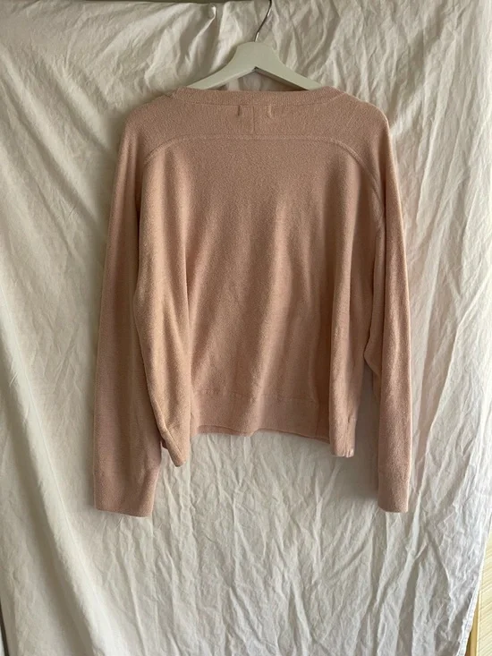 Barefoot Dreams CozyChic Barbie Pullover luxury loungewear coquette Size XL - Picture 7 of 13